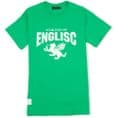 Englisc 449 green t-shirt with Senlak White Dragon woven patch